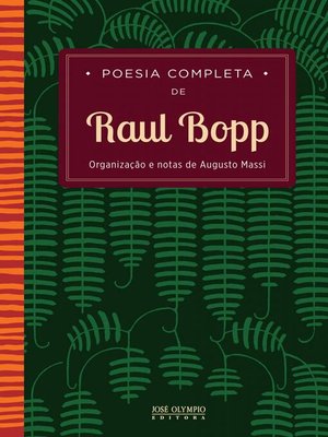 cover image of Poesia completa de Raul Bopp